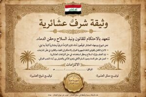 دعوات لإطلاق مبادرة «وثيقة شرف اجتماعية وعشائرية» من المجر الكبير للحد من النزاعات وحقن الدماء في ميسان