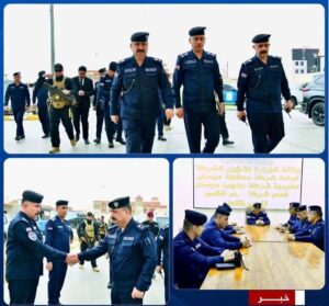قائد شرطة ميسان يتفقد مديرية شرطة الجنوب ويؤكد تكثيف الجهود الأمنية والاستخبارية