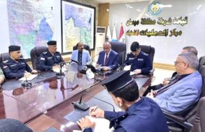استئناف ميسان وقيادة الشرطة تبحثان معالجة المعوقات الأمنية وتسريع كشف الجرائم
